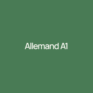 Allemand A1