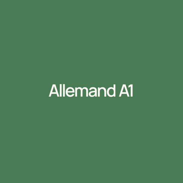 Allemand A1