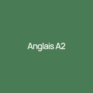 Anglais A2