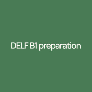DELF B1 preparation