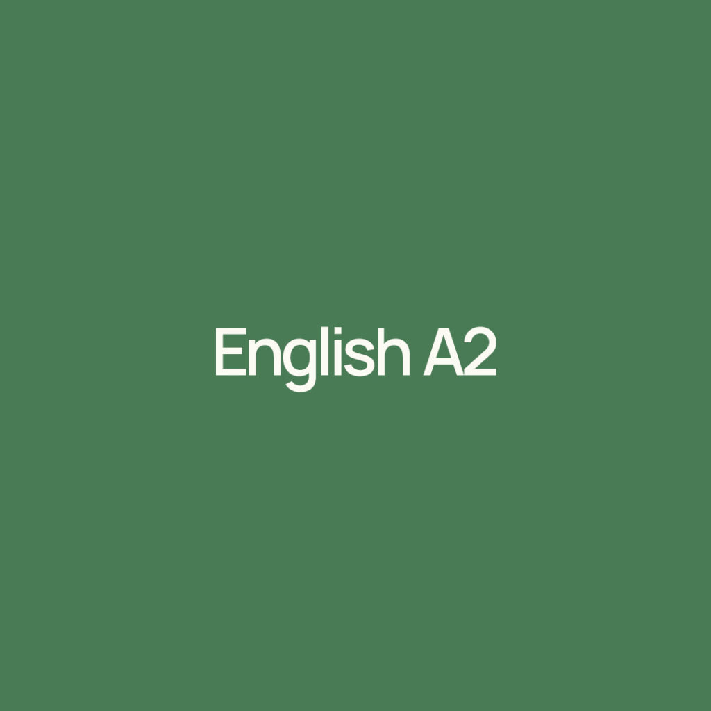 English A2