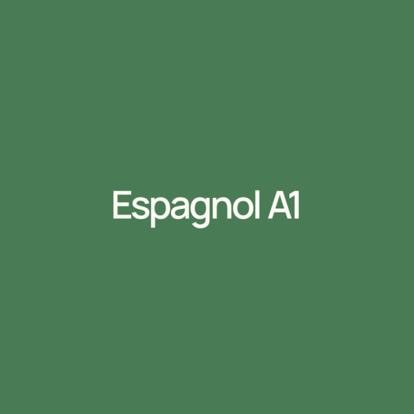 Espagnol A1