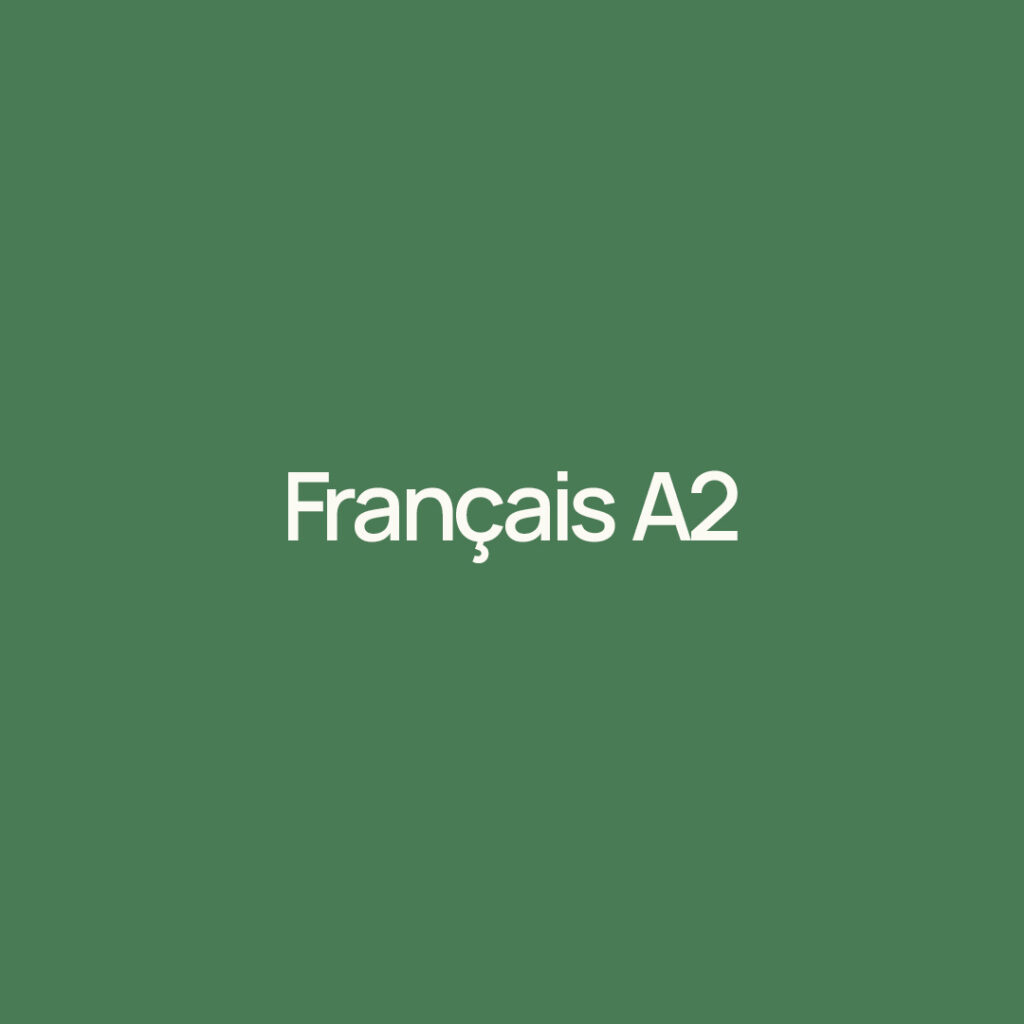 Français A2