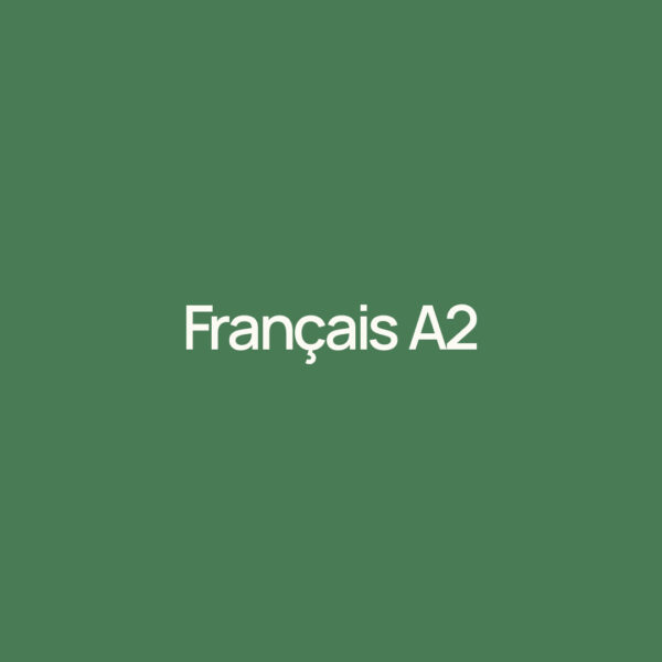 Français A2