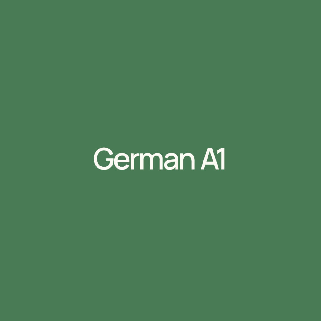 German A1