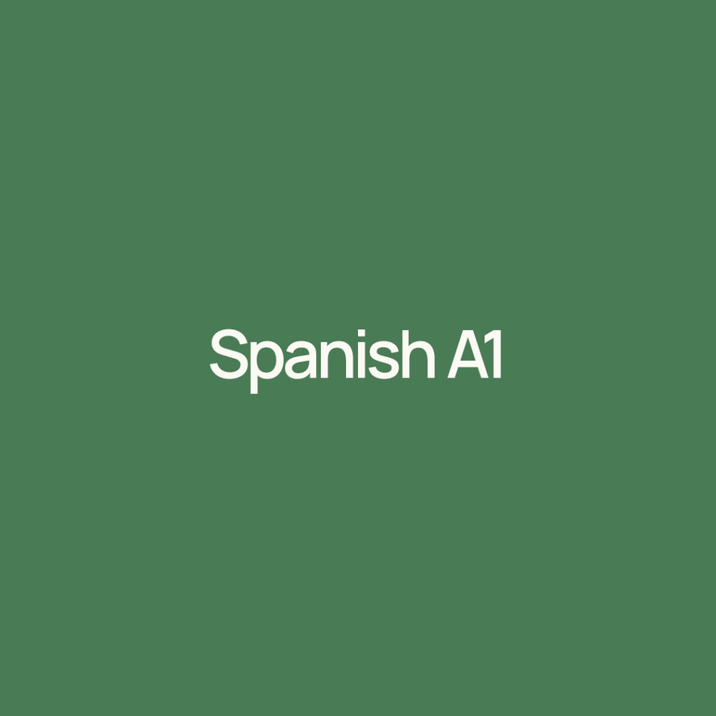 Spanish A1